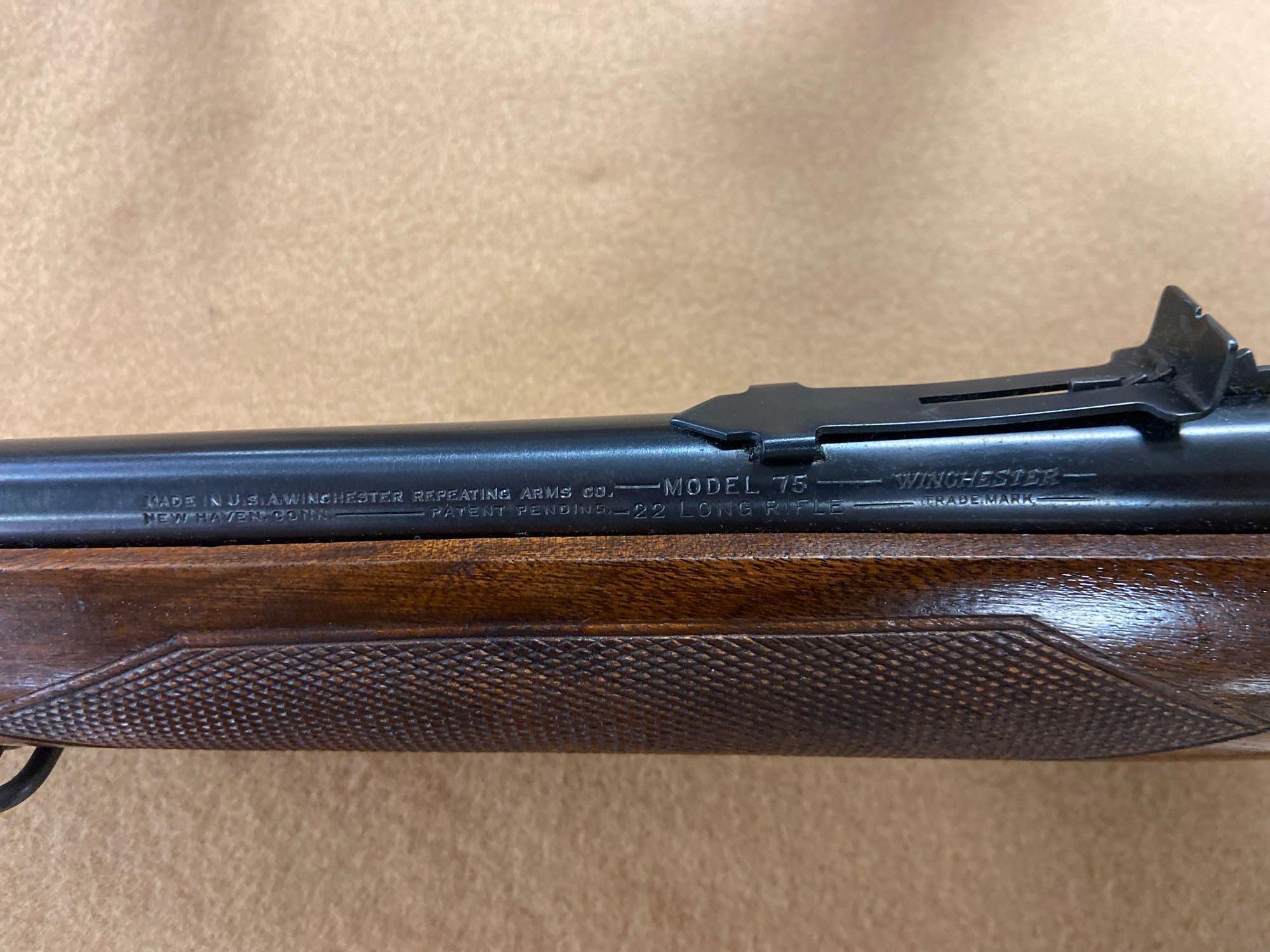 WINCHESTER MODEL 75 .22 LR RIFLE