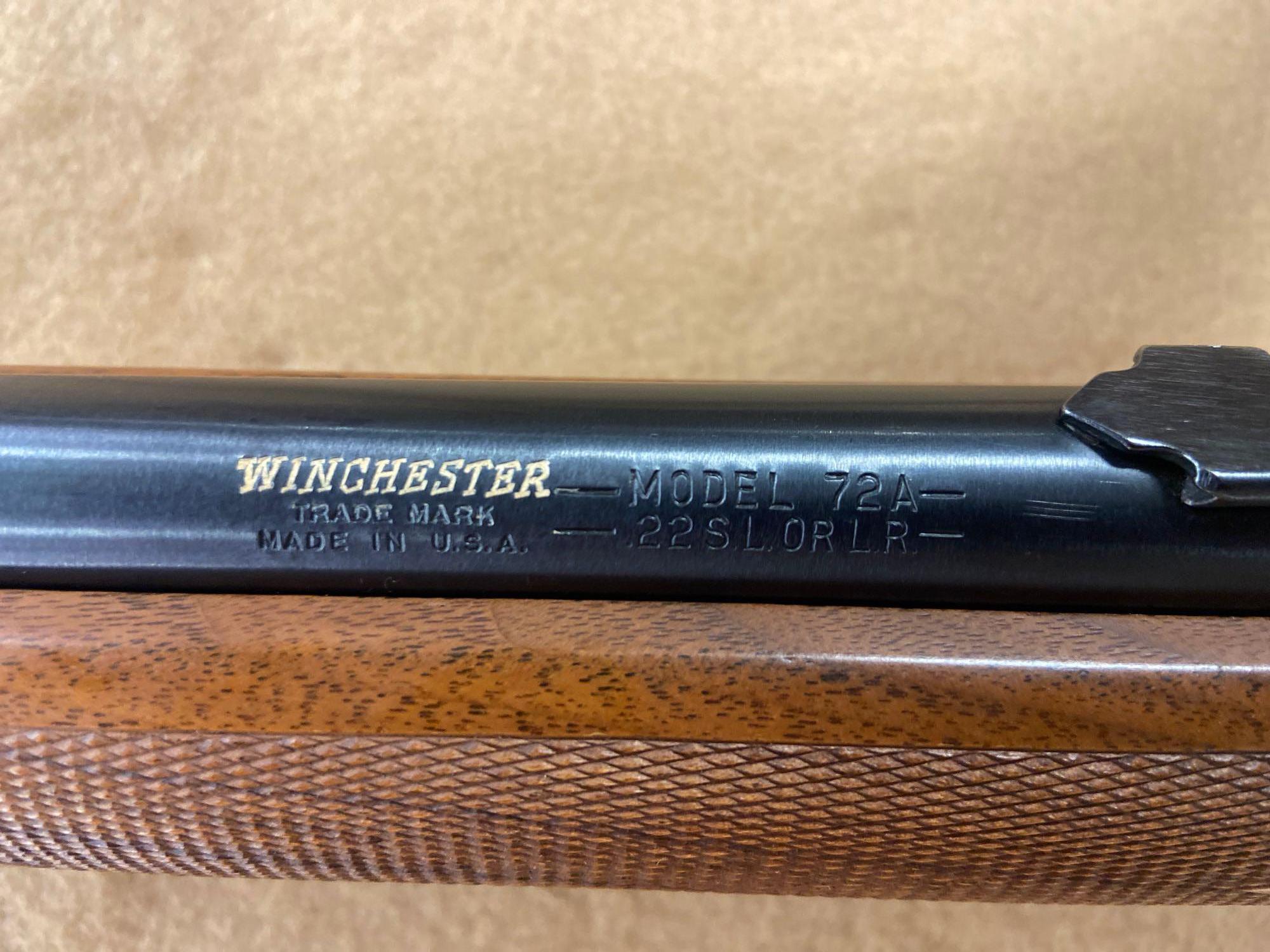 WINCHESTER 72A .22 S, L, LR RIFLE
