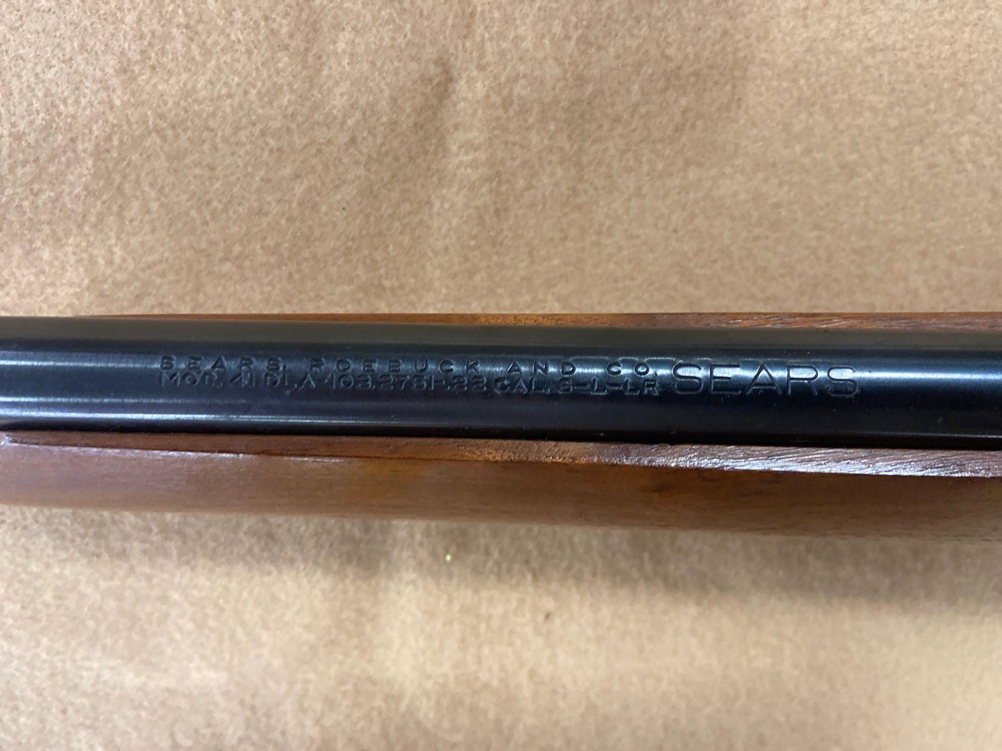SEARS ROEBUCK AND COMPANY 41DLA .22 RIFLE