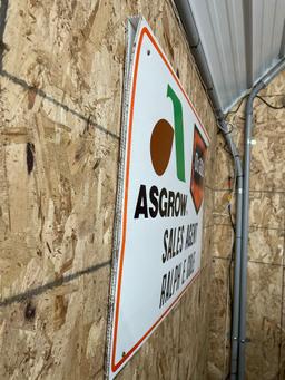 Asgrow O's Gold Sign
