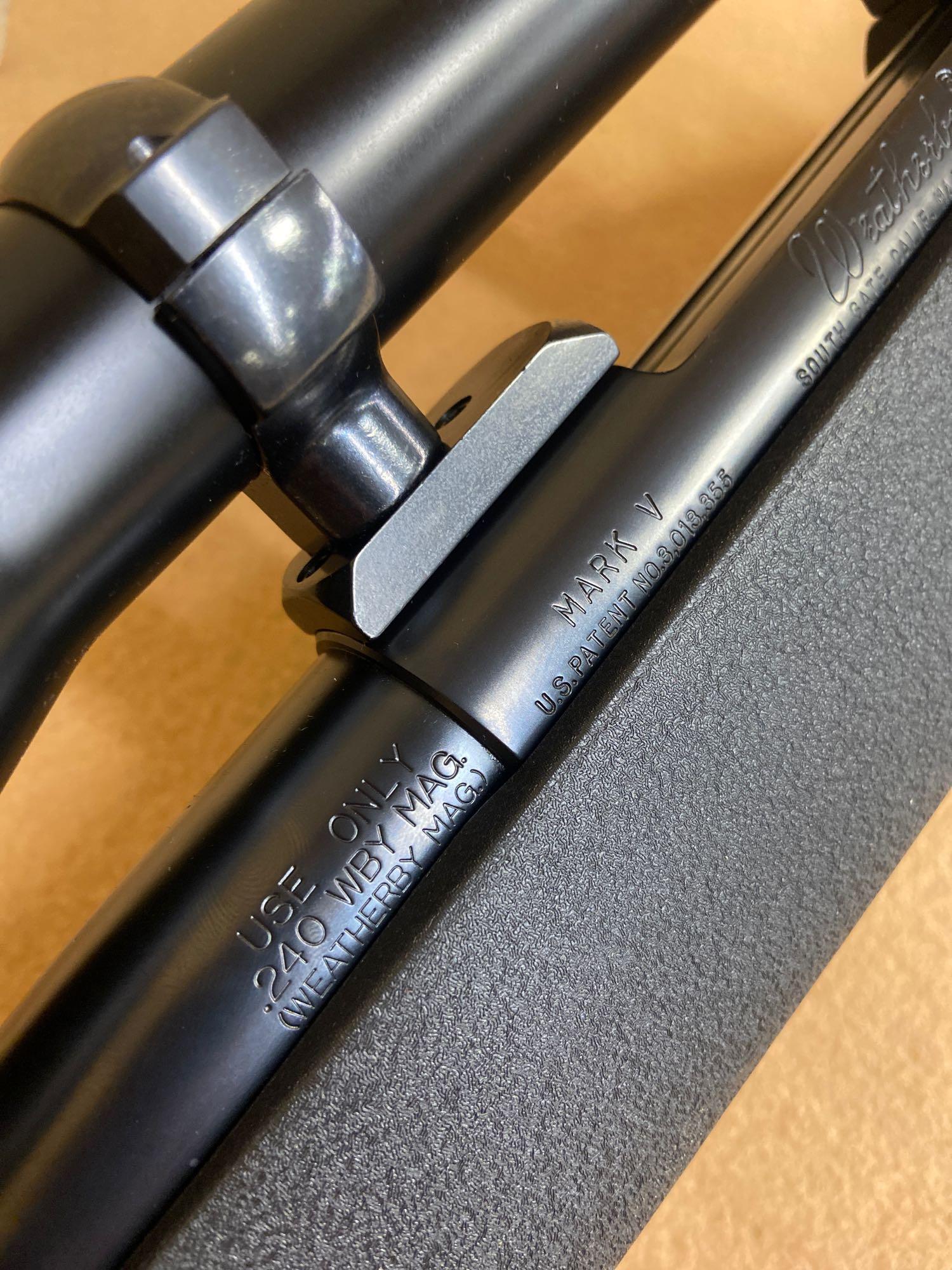 WEATHERBY FIBERMARK MARK V .240 WBY MAG