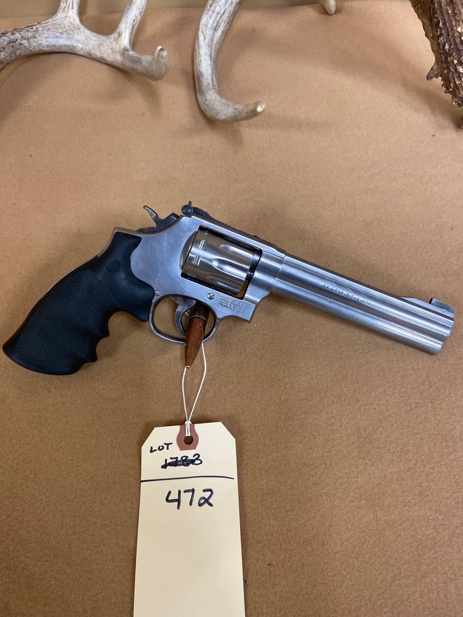 S&W MODEL 617-4 .22 LR 10 SHOT REVOLVER