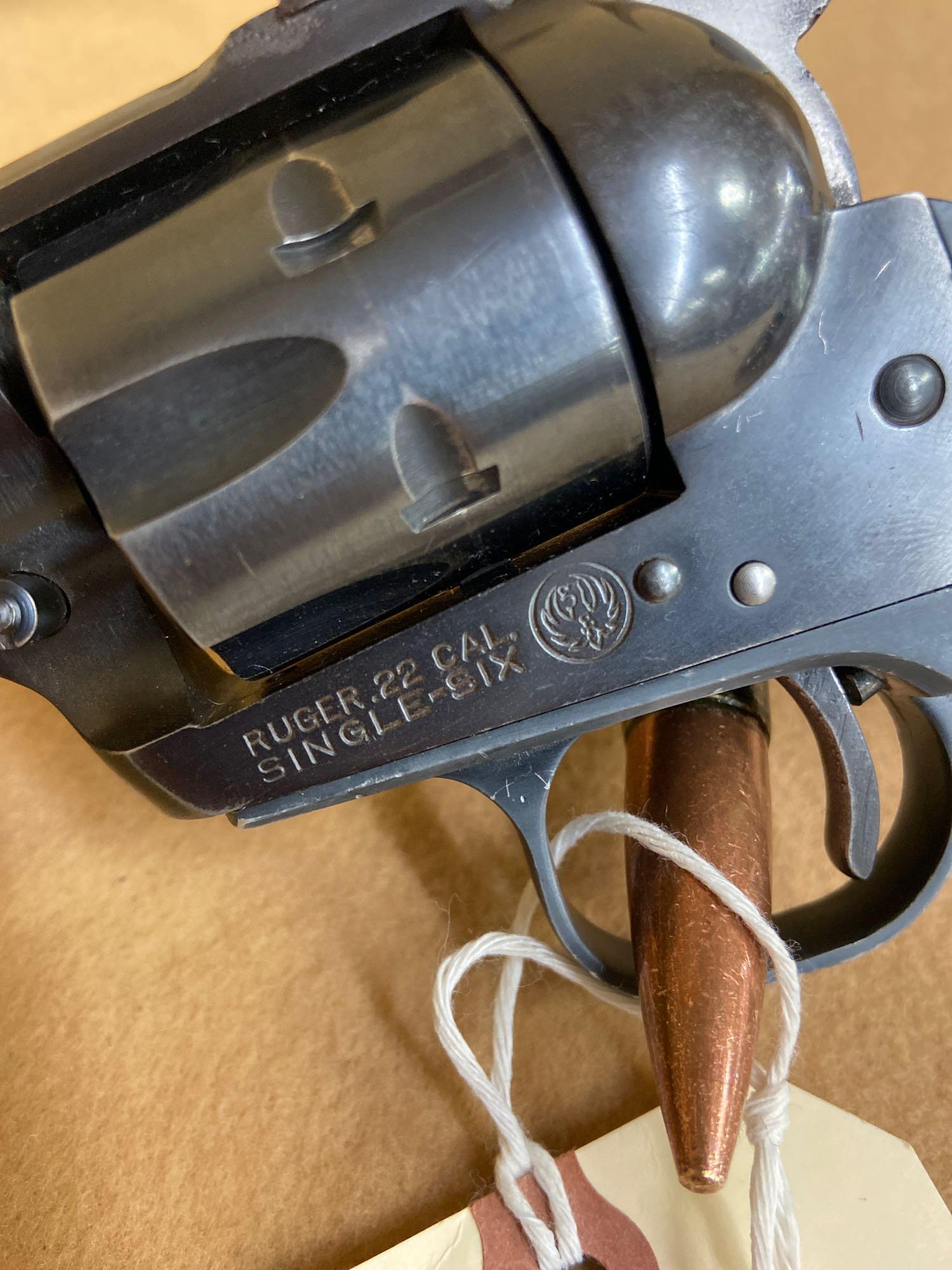 RUGER SINGLE SIX .22 CAL REVOLVER
