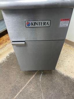 Kintera... Model KF3-N, 90,000 btu natural gas deep fat fryer, stand alone, like new No Shipping
