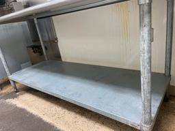 30'' x 72'' x 36''H Stainless Steel Serving Table No Shipping Available