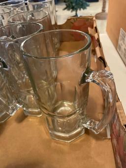 (18) Glass Mugs No Shipping Available