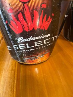 12 Budweiser metal ice buckets