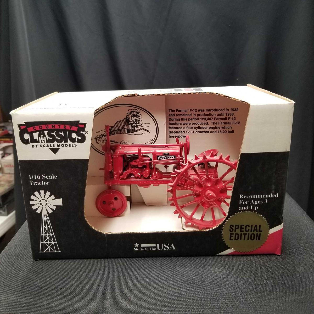 1/16 Scale Country Classics by Scael Models Special Edition-Farmall...F-12-NIB