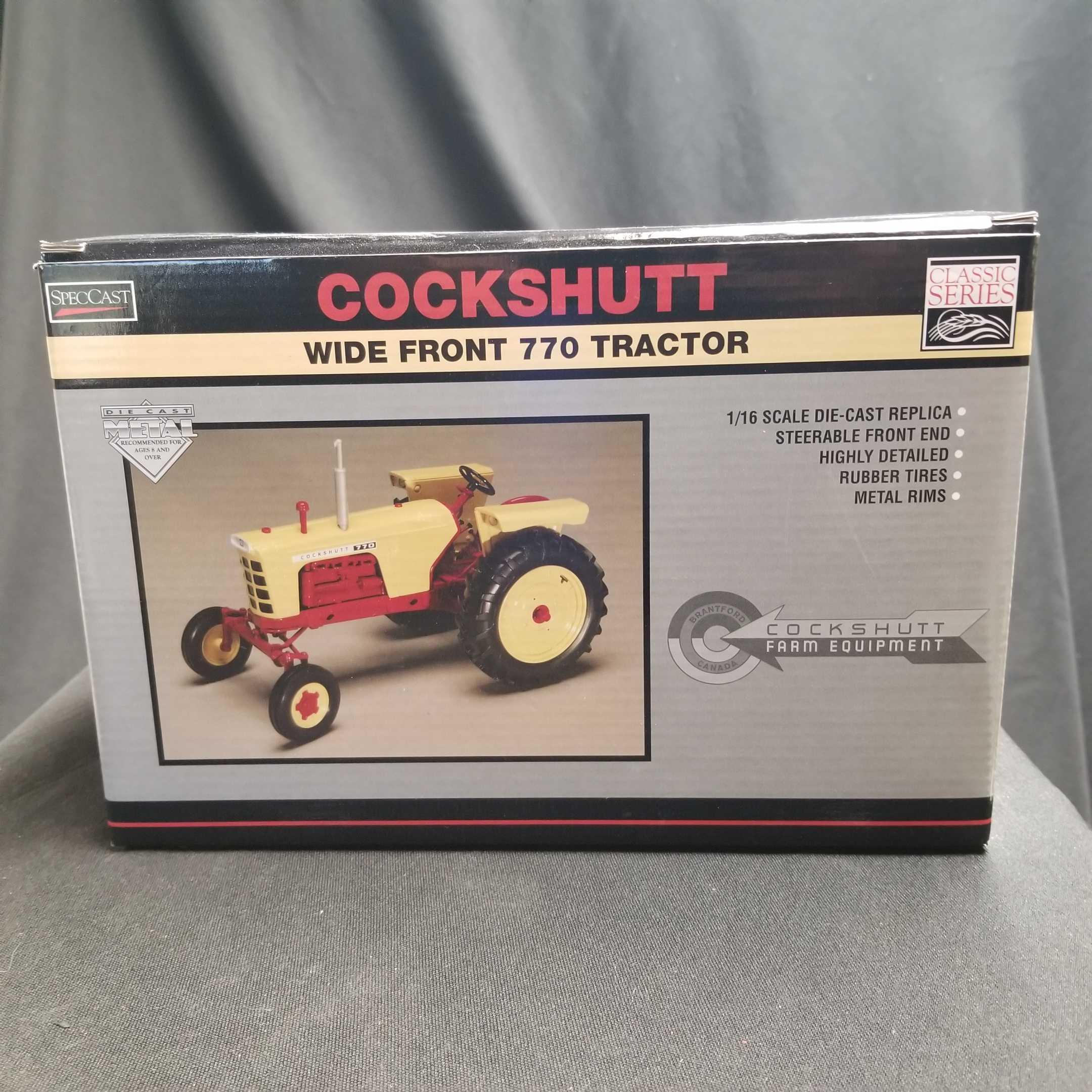 1/16 Scale SpecCast Classic Series Cockshutt Highly Detailed 770 Tractor-NIB
