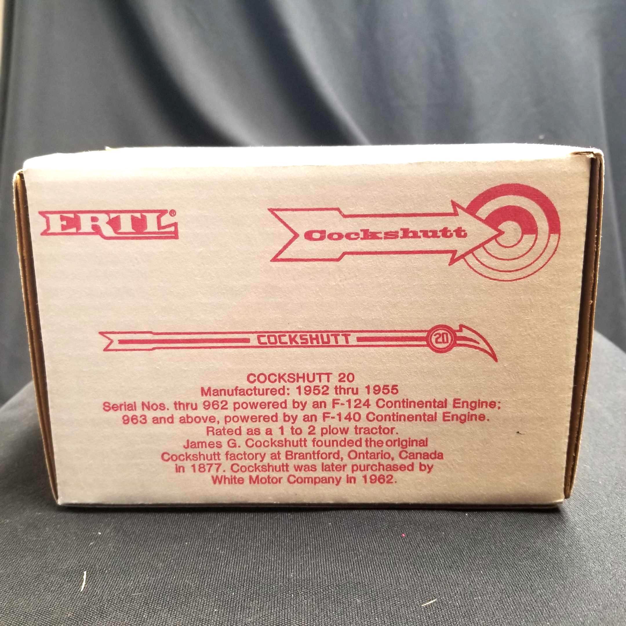 1/16 Scale Ertl Cockshutt 20 Tractor-NIB