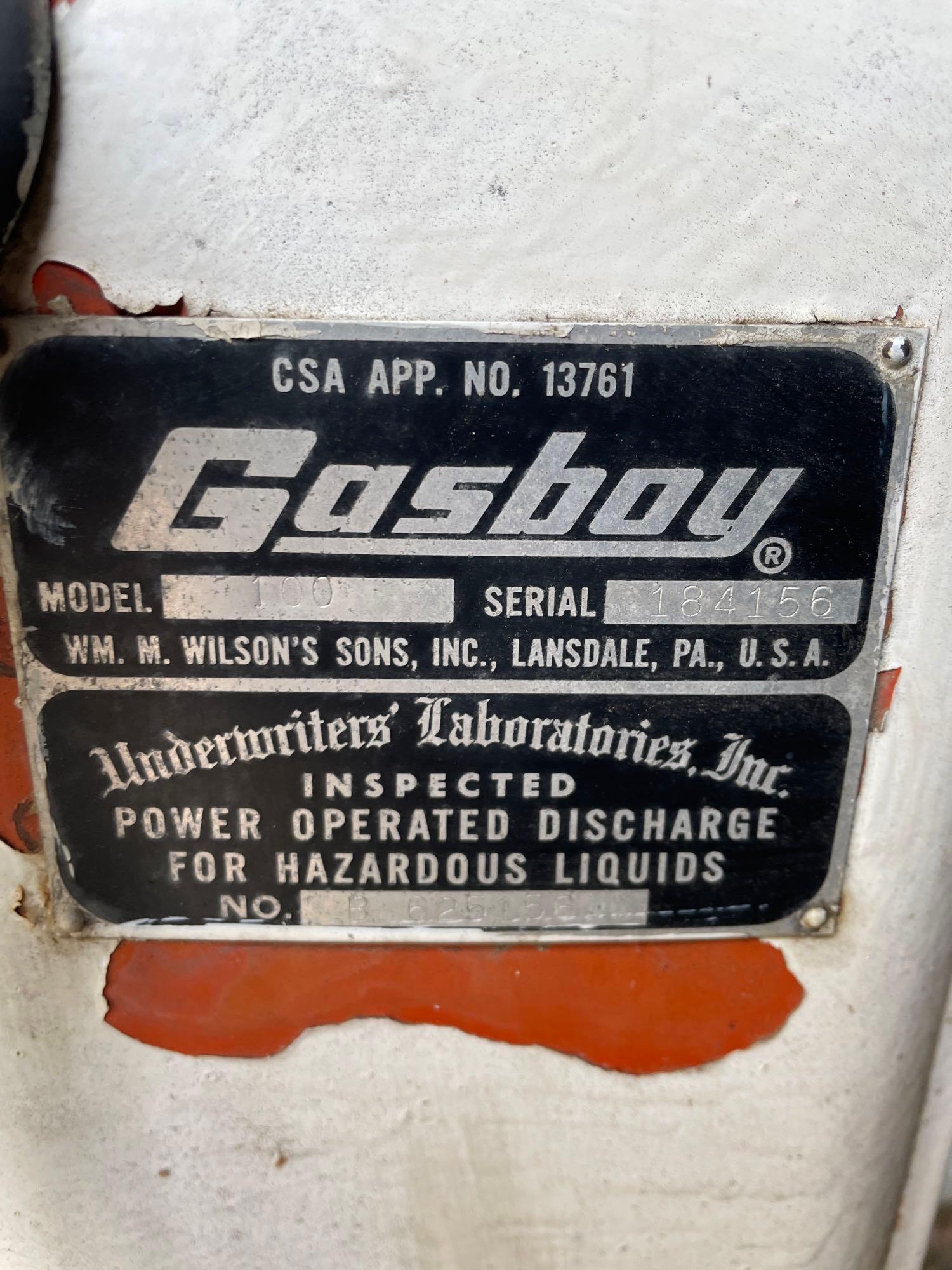 GASBOY "MODEL 100" MINI GAS PUMP