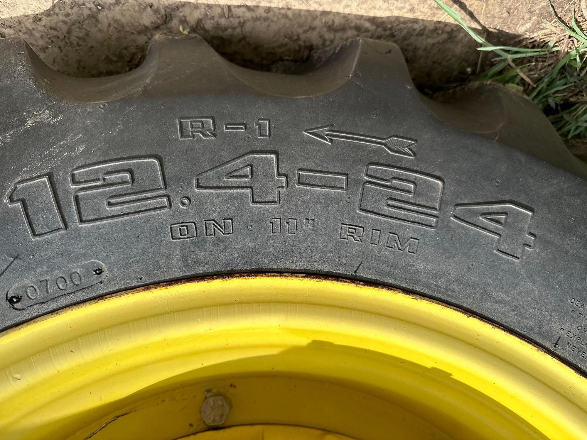 JOHN DEERE "4020" TRACTOR, DIESEL, OPEN STATION , HYDRAULIC FRONT ASSIST, 260 LOADER