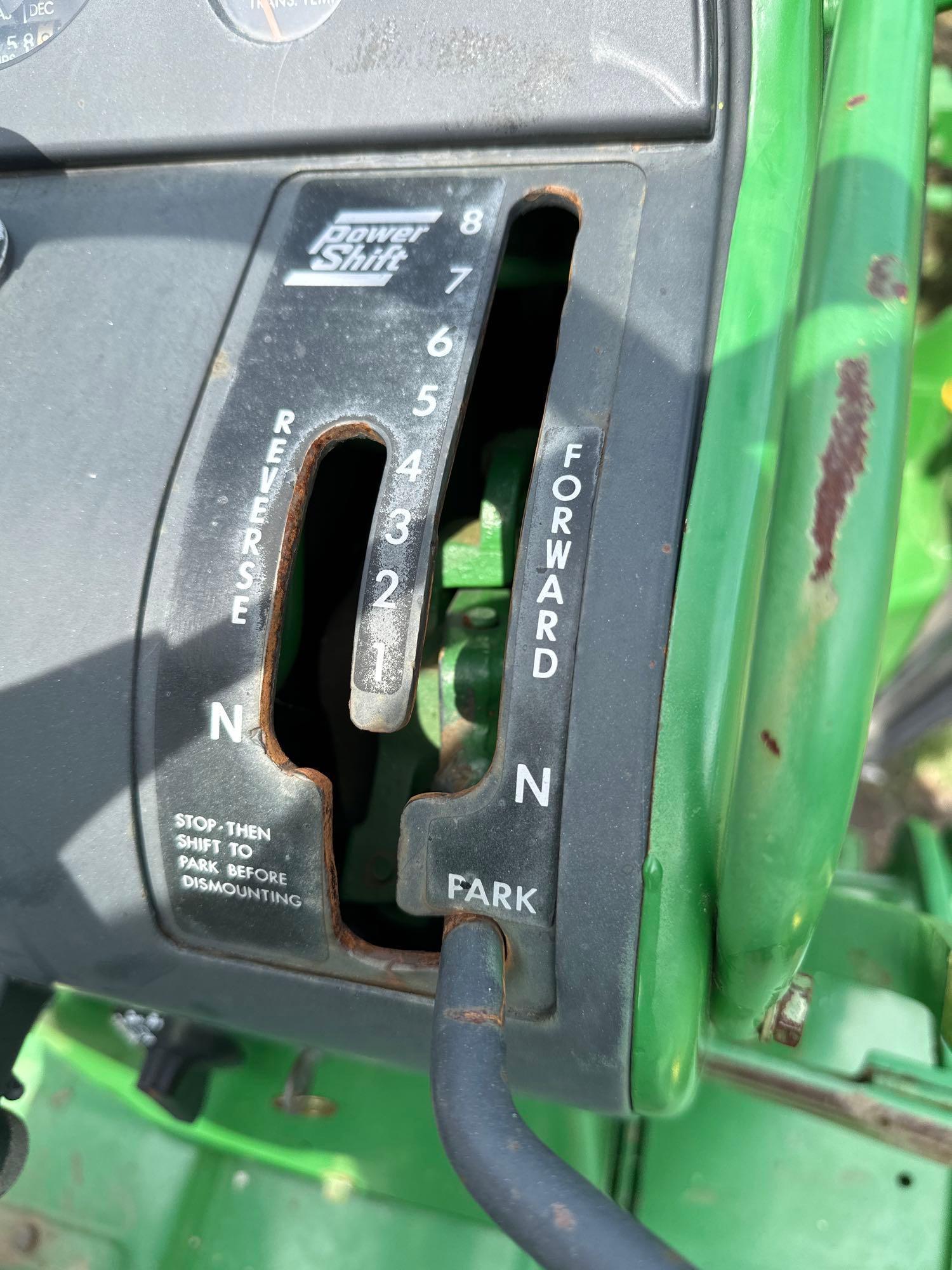 JOHN DEERE "4020" TRACTOR, DIESEL, OPEN STATION , HYDRAULIC FRONT ASSIST, 260 LOADER