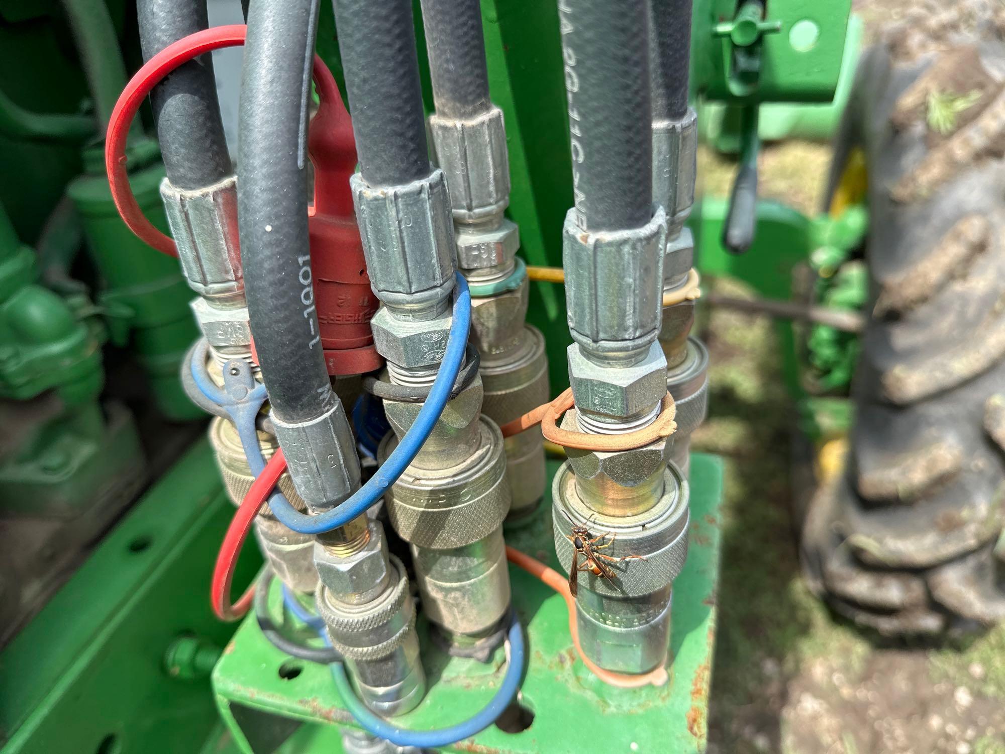 JOHN DEERE "4020" TRACTOR, DIESEL, OPEN STATION , HYDRAULIC FRONT ASSIST, 260 LOADER