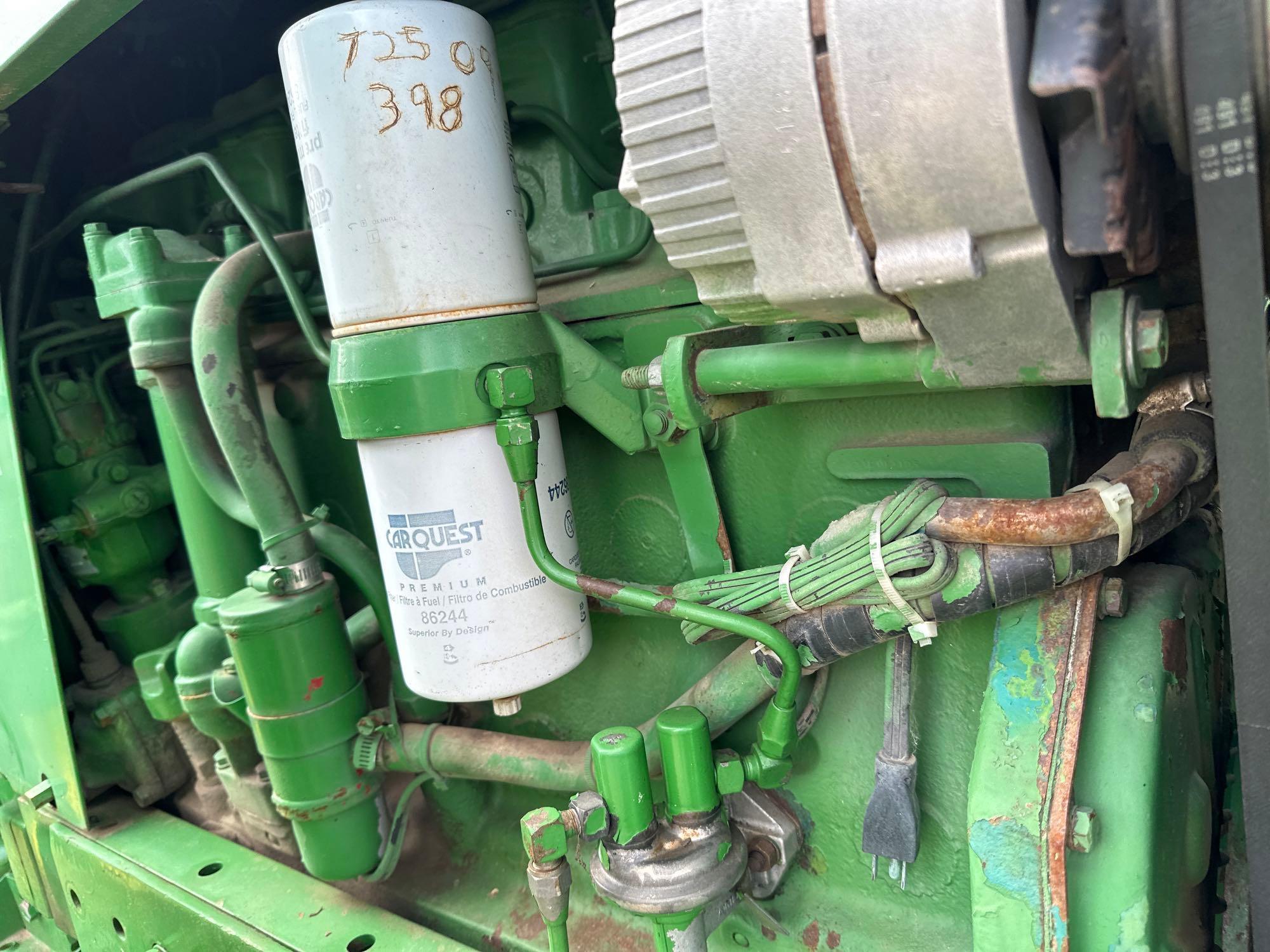 JOHN DEERE "4020" TRACTOR, DIESEL, OPEN STATION , HYDRAULIC FRONT ASSIST, 260 LOADER