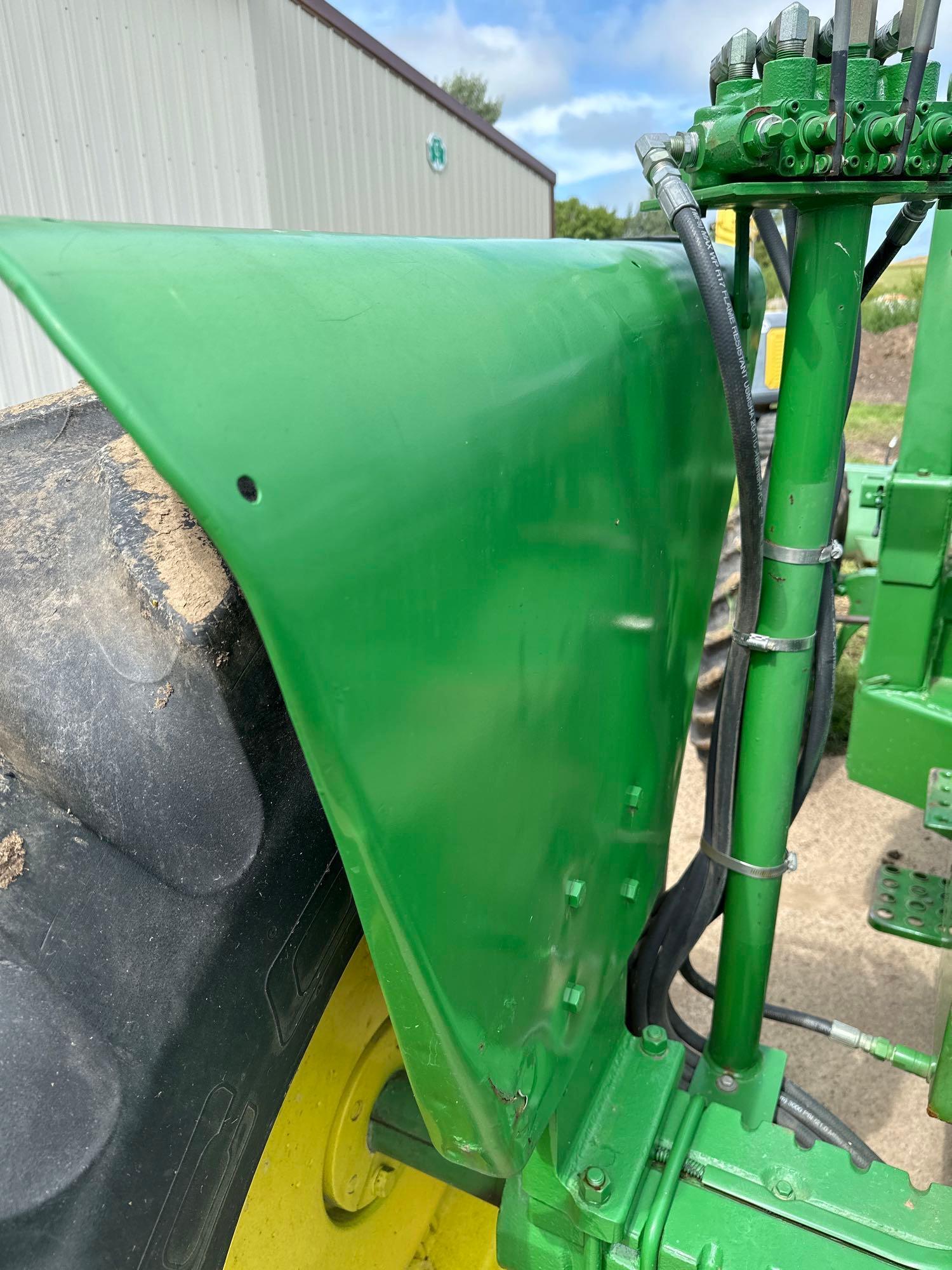 JOHN DEERE "4020" TRACTOR, DIESEL, OPEN STATION , HYDRAULIC FRONT ASSIST, 260 LOADER