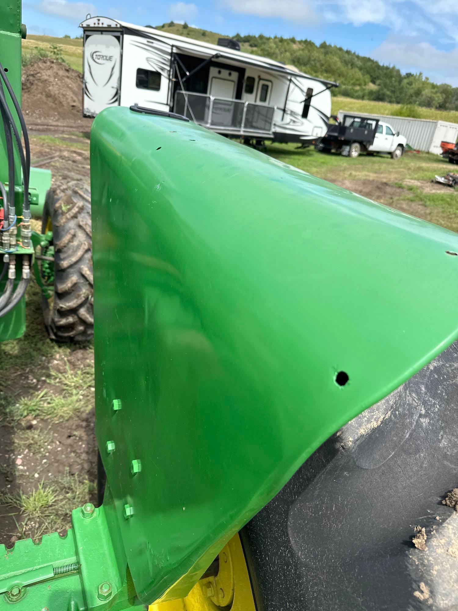 JOHN DEERE "4020" TRACTOR, DIESEL, OPEN STATION , HYDRAULIC FRONT ASSIST, 260 LOADER