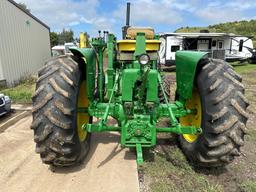 JOHN DEERE "4020" TRACTOR, DIESEL, OPEN STATION , HYDRAULIC FRONT ASSIST, 260 LOADER