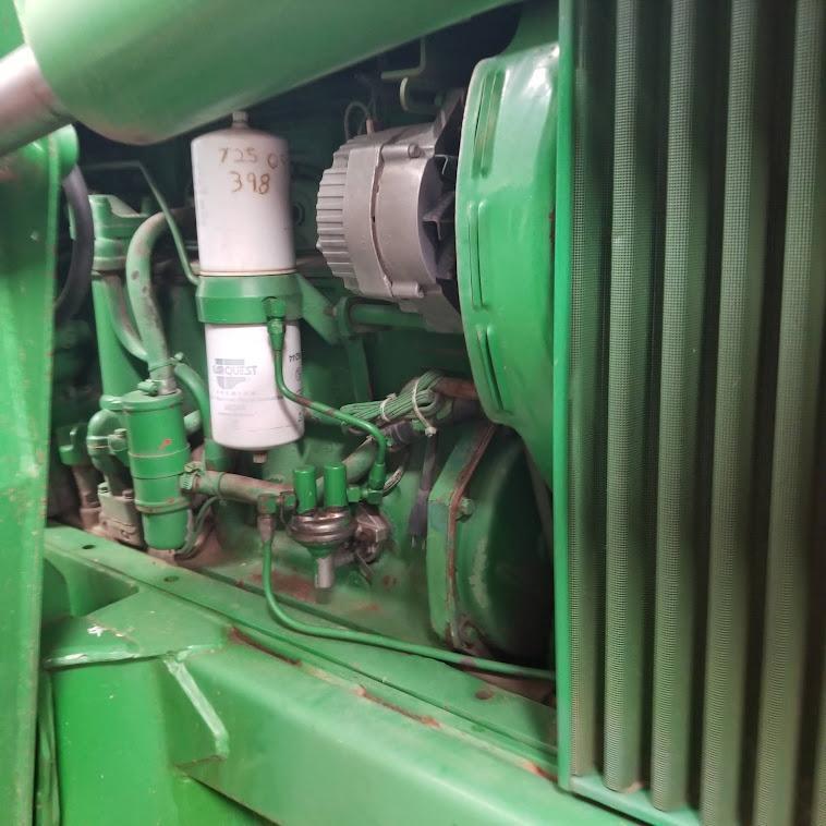 JOHN DEERE "4020" TRACTOR, DIESEL, OPEN STATION , HYDRAULIC FRONT ASSIST, 260 LOADER