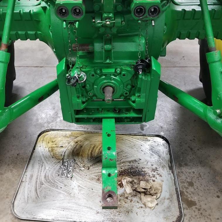 JOHN DEERE "4020" TRACTOR, DIESEL, OPEN STATION , HYDRAULIC FRONT ASSIST, 260 LOADER