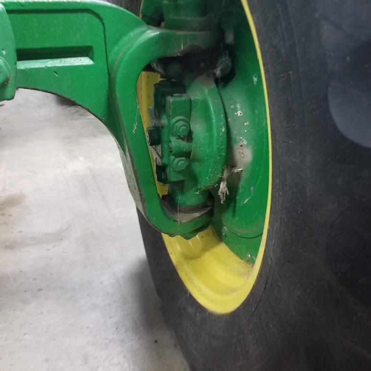 JOHN DEERE "4020" TRACTOR, DIESEL, OPEN STATION , HYDRAULIC FRONT ASSIST, 260 LOADER