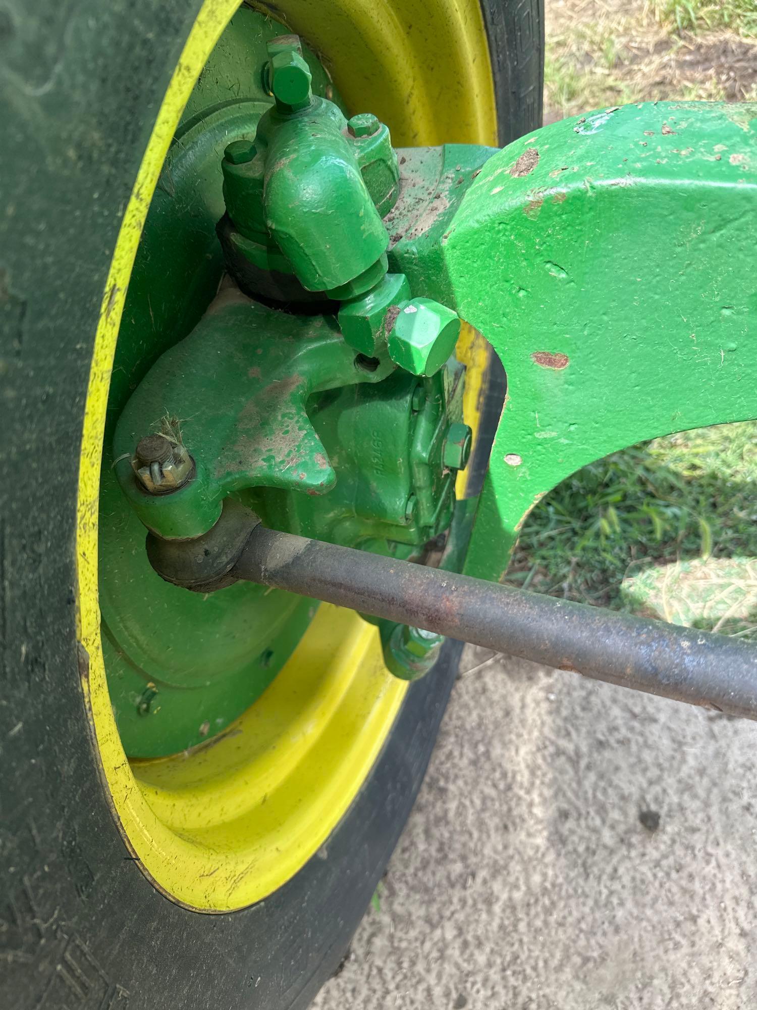 JOHN DEERE "4020" TRACTOR, DIESEL, OPEN STATION , HYDRAULIC FRONT ASSIST, 260 LOADER