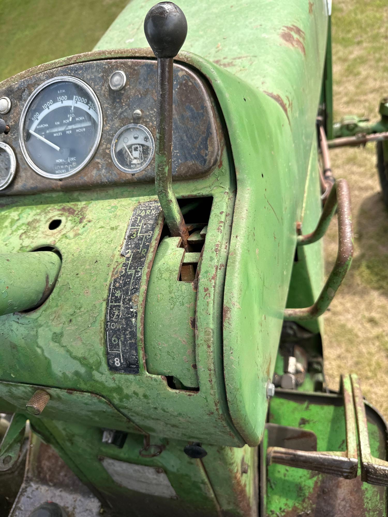 JOHN DEERE "4010" TRACTOR, DIESEL, 8/3 SYNCRO WIDE FRONT