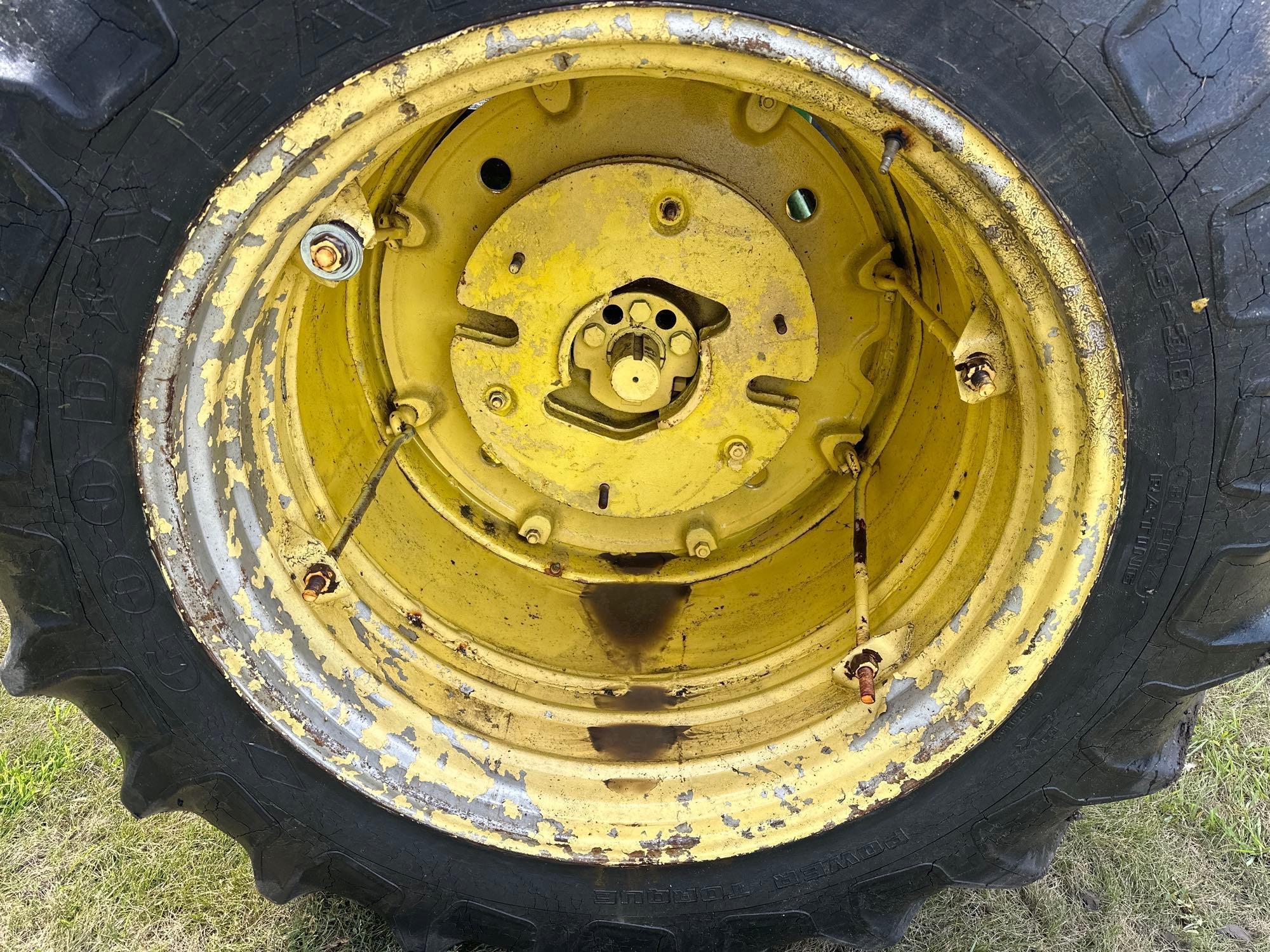 JOHN DEERE "4010" TRACTOR, DIESEL, 8/3 SYNCRO WIDE FRONT
