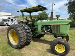 JOHN DEERE "4010" TRACTOR, DIESEL, 8/3 SYNCRO WIDE FRONT