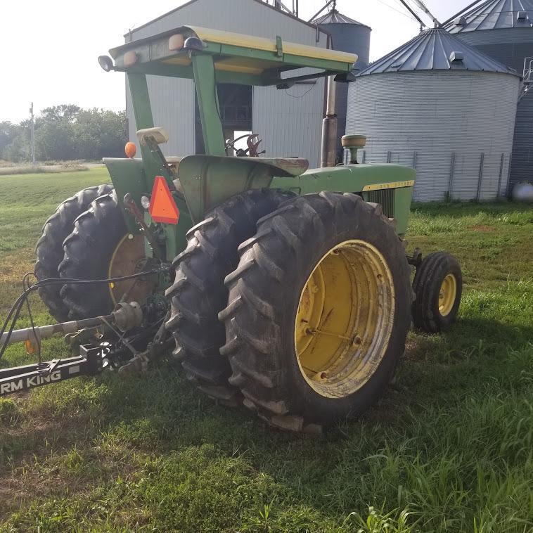 JOHN DEERE "4010" TRACTOR, DIESEL, 8/3 SYNCRO WIDE FRONT