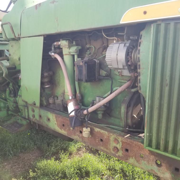 JOHN DEERE "4010" TRACTOR, DIESEL, 8/3 SYNCRO WIDE FRONT