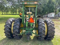 JOHN DEERE "4010" TRACTOR, DIESEL, 8/3 SYNCRO WIDE FRONT