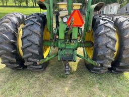 JOHN DEERE "4010" TRACTOR, DIESEL, 8/3 SYNCRO WIDE FRONT