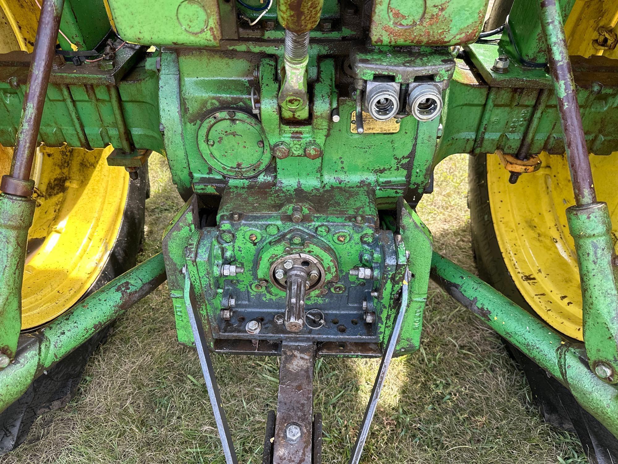 JOHN DEERE "4010" TRACTOR, DIESEL, 8/3 SYNCRO WIDE FRONT