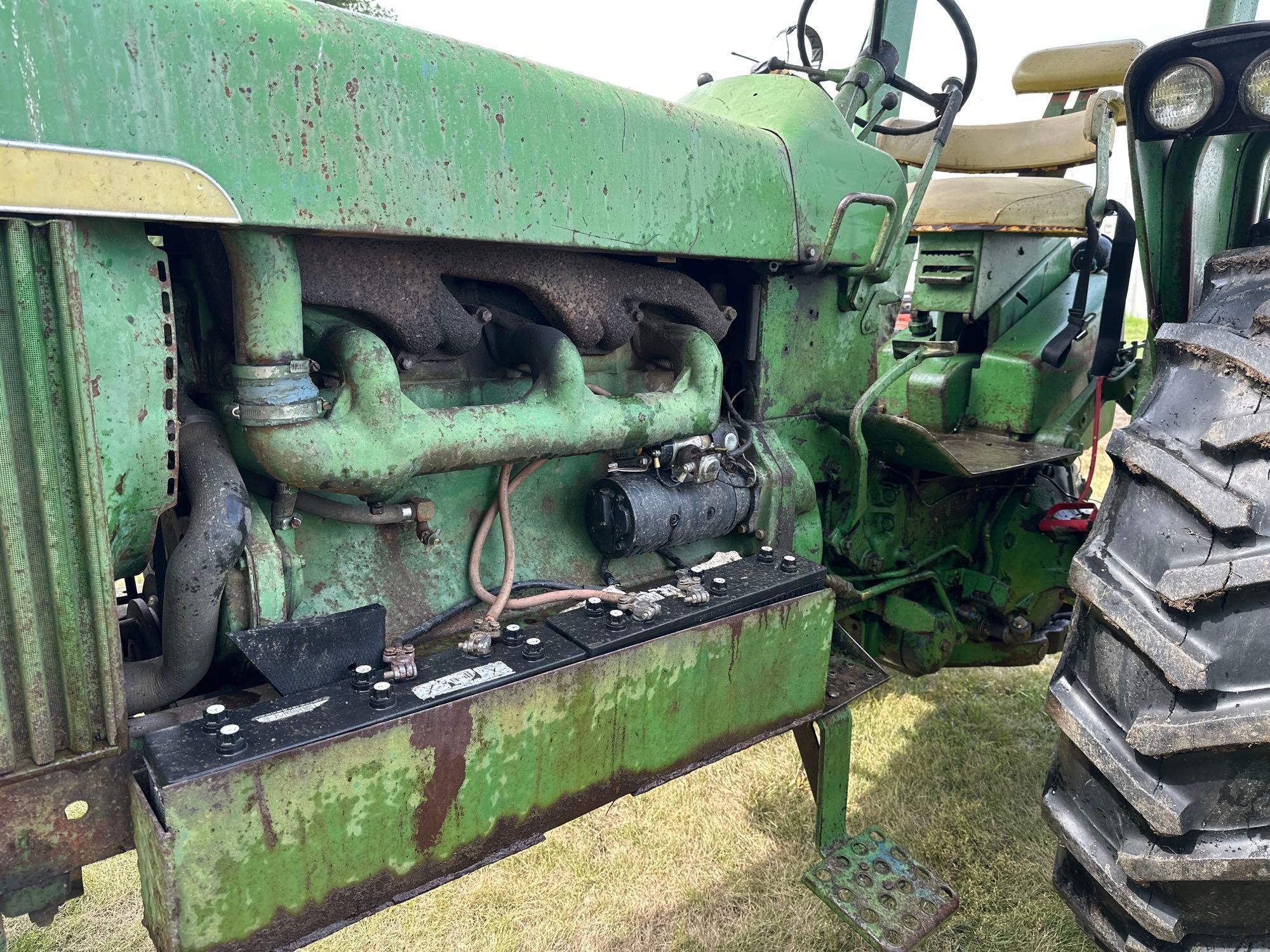 JOHN DEERE "4010" TRACTOR, DIESEL, 8/3 SYNCRO WIDE FRONT