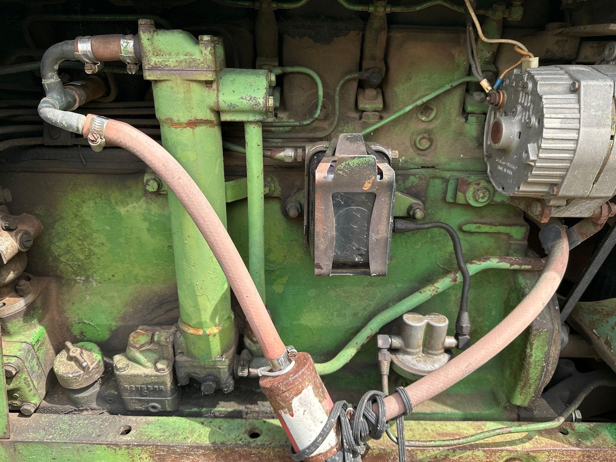 JOHN DEERE "4010" TRACTOR, DIESEL, 8/3 SYNCRO WIDE FRONT