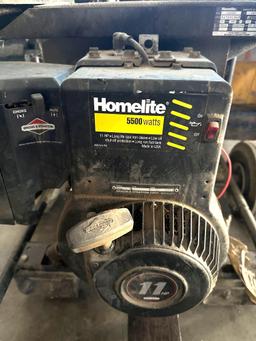 HOMELITE 5500w PORTABLE GAS GENERATOR