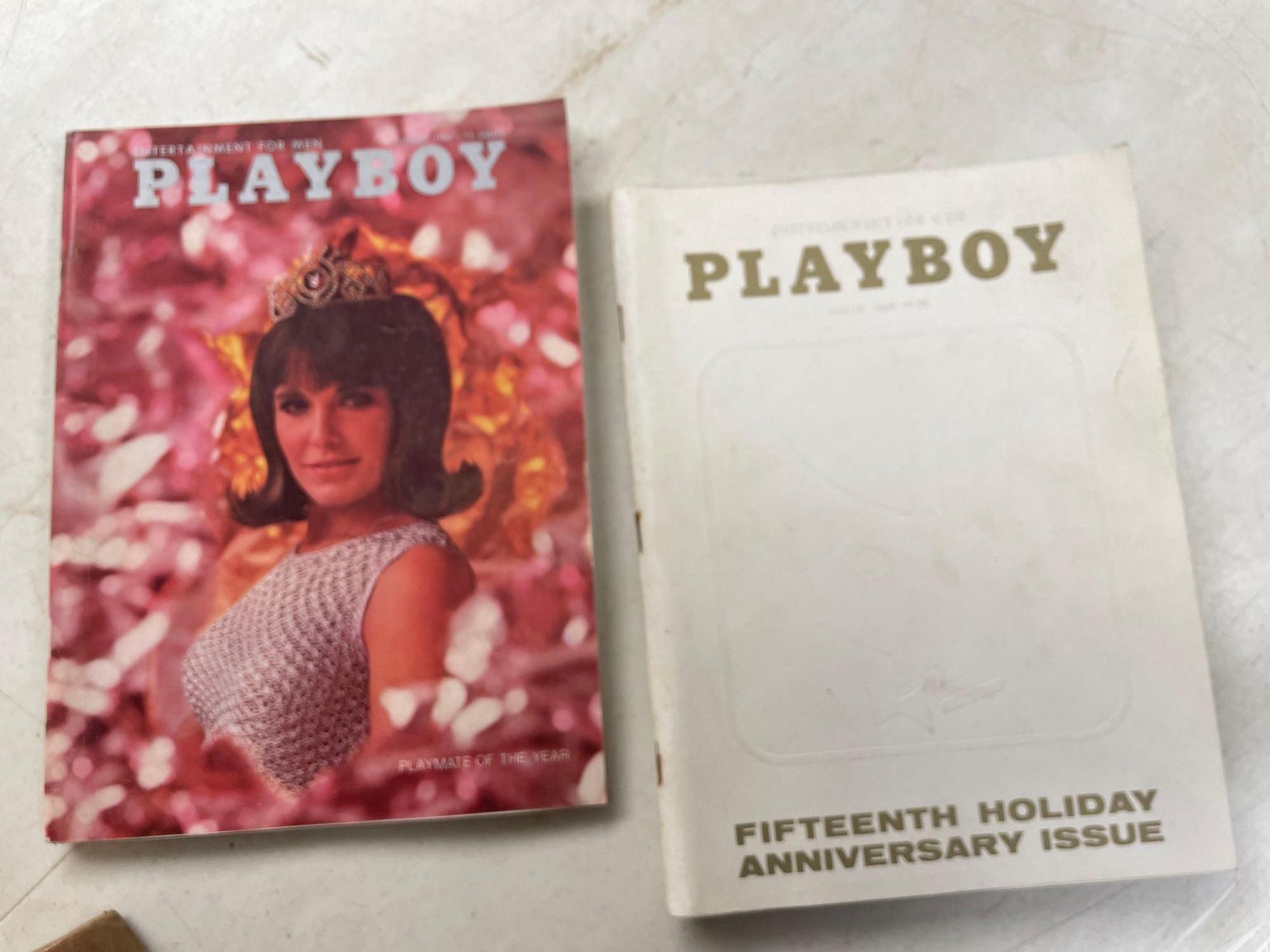 2-60's and 3-70's Playboy Magazines