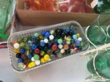 Many marbles,(Shooters, cat eyes, etc.) ... Shipping...