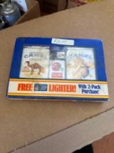 Camel cigarettes with free lighter in original box.......Shipping