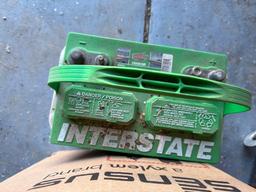 Box of Ratchet Straps, Electrical Cord & more