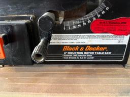 Black & Decker 8' Table Saw with Work Station