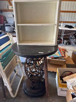 End Table, Shelf, & Wall Hanging
