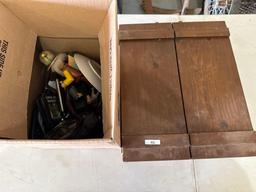 Cassette Tapes in Wooden Cabinet, Collectable Items, & more