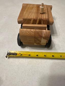 Handcrafted wood dozer
