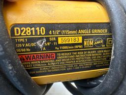 DeWalt angle grinder
