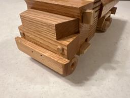 Handcrafted wood fuel hauler