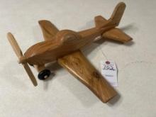Handcrafted wood Airplane