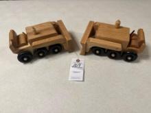 Handcrafted wood dozer