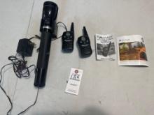 Military flashlight, and two-way radio